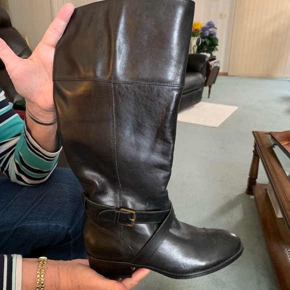 Shoes - Beautiful Leather Black tall boots
